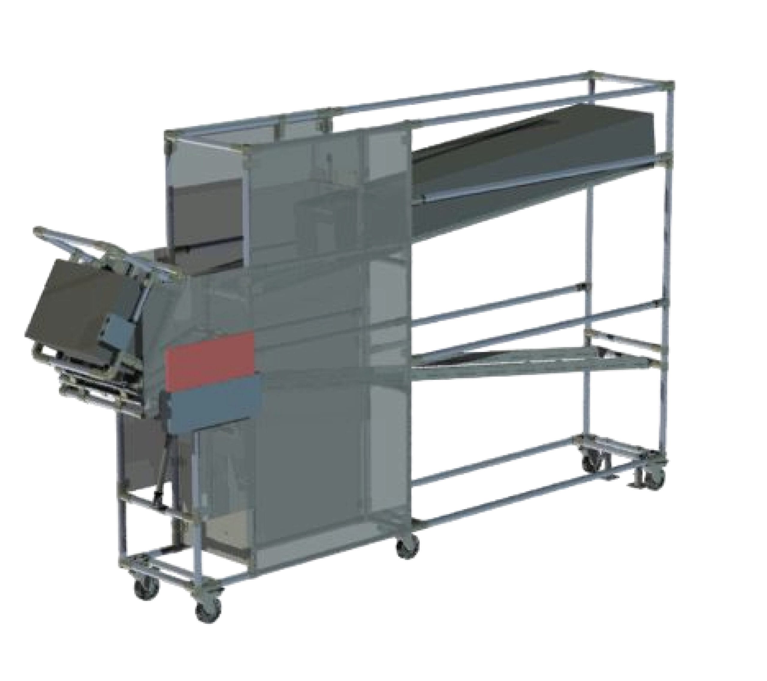 TILTING RACKS scaled structures tubulaires,structures tubulaires industrielles,tubes modulaires,systèmes tubulaires lean,poste de travail tubulaire