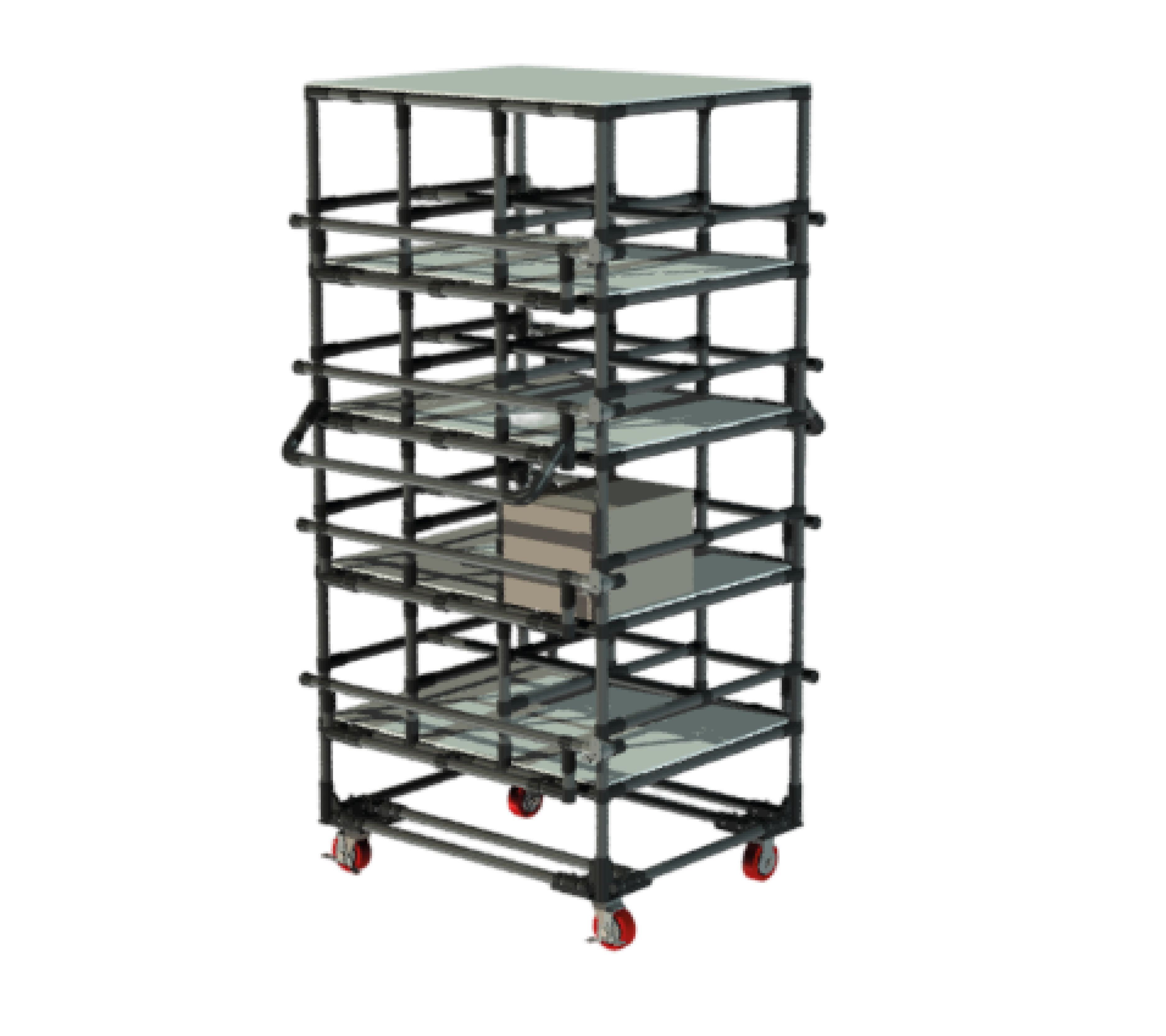 TRANSPORT TROLLEYS structures tubulaires,structures tubulaires industrielles,tubes modulaires,systèmes tubulaires lean,poste de travail tubulaire