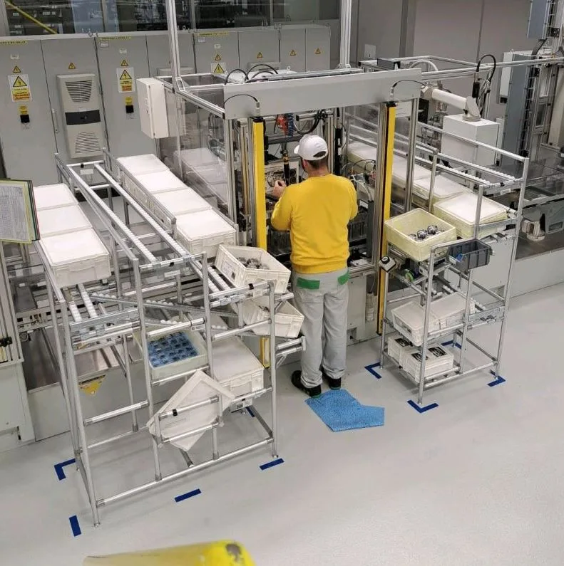Poste de travail ergonomique en structure tubulaire modulaire – Arsam Tunisie